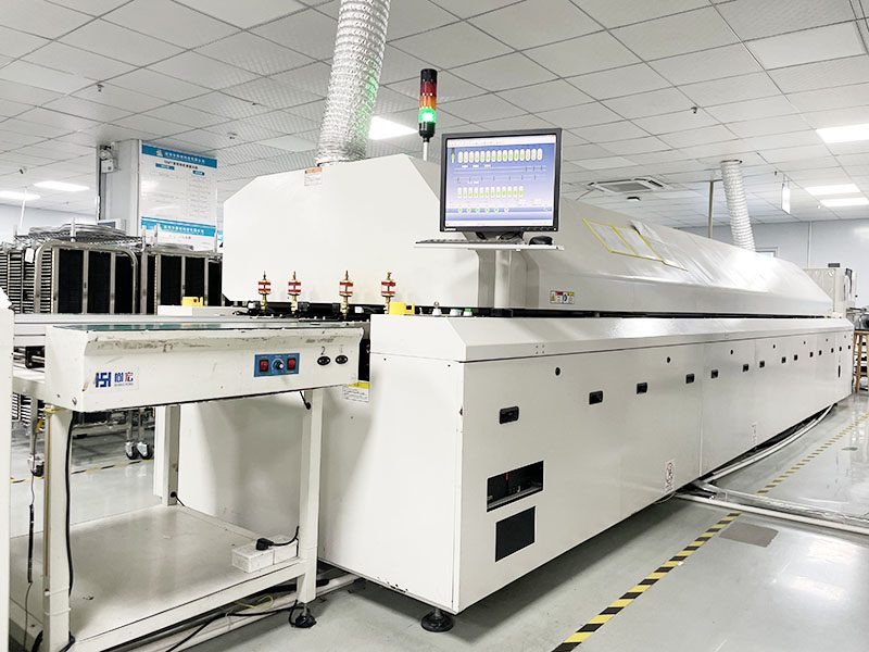 Reflow soldering machine in the RCT turnkey PCBA line