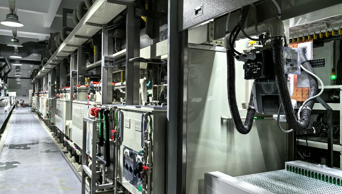 VCP through-hole plating line