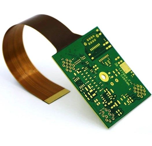 Rigid-flex PCB manufactured by RCT